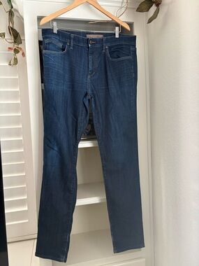 Joes Jeans Mens 34 Straight Mid Rise Dark Wash Denim Stretch
